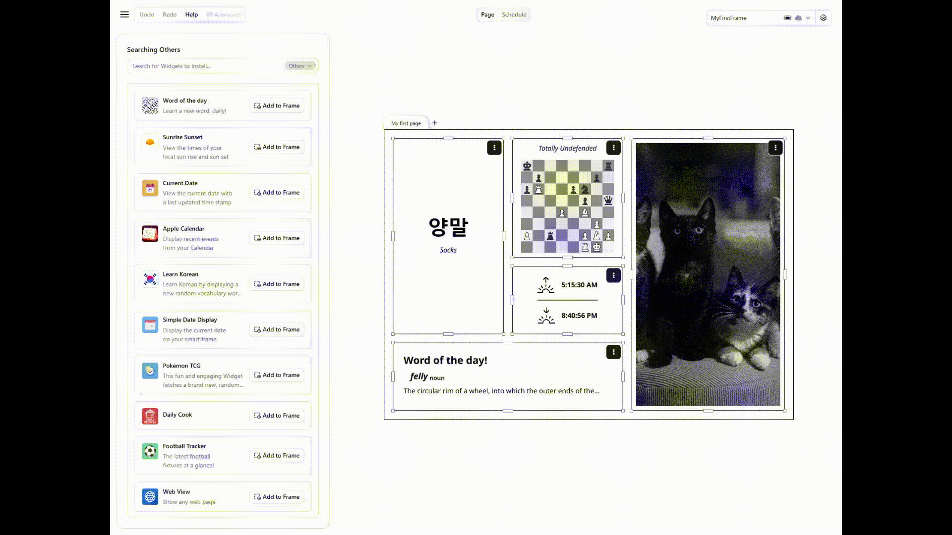 Creating a Page